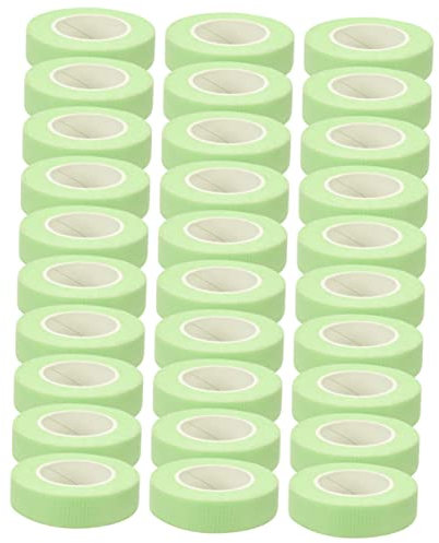 CALLARON 30rolls Eyelash Extension Supplies Self-adhesive Lash Tape for Comfortable Non-woven Fabric