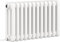 Greened House Electric 3 Column White Traditional 300h x 599w Column Radiator with PTC Element Old Cast Iron Type School Radiator (300mm H x 599mm W)