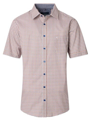 CASAMODA Freizeithemd Kurzarm Print Comfort Fit