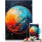 1000 Piece Jigsaws for Adults Puzzle Abstract Planet Painting Für Familienspaß Künstlersammlung, Bildende Kunst52x38cm