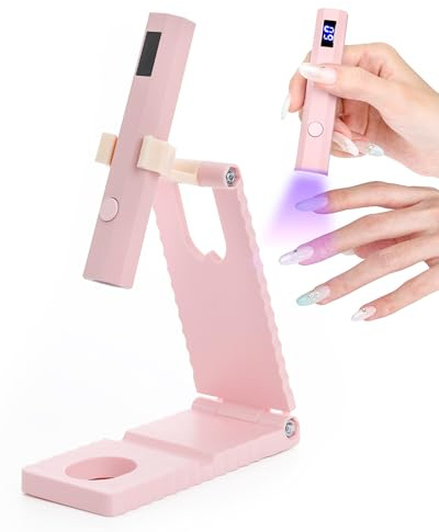 lulir Mini UV Lampe für Gelnägel, Nageltrockner Lampe mit 2 Timer-Modi