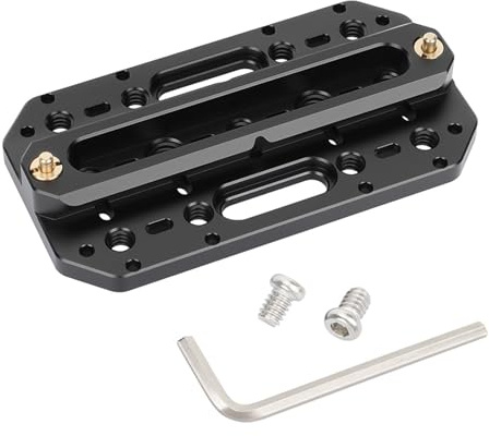 Multifunctional Camera Cheese Plate 1/4Inch Thread Large Cheese Plate for Cameras Tripod Photography Accessories Camera Rigging
