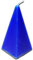 Voodoo Pyramiden Kerze blue - Fast Luck - Ritualkerze mit Anleitung - Hoodoo, Conjure - Schnelles Glück