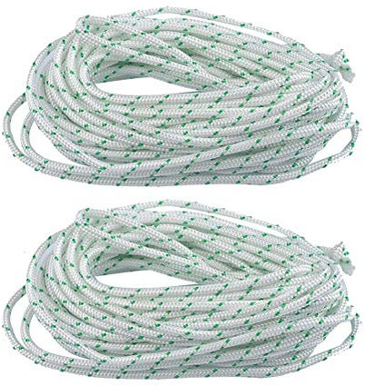 Seilzugstarter für Husqvarna Kettensägen, Rasenmäher, Motor, Atco, 4 m, 2 Stück