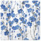 20 Servietten Blaue Blumenkette | Blumen | Sommer | Tischdeko 33x33cm