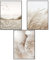 SWECOMZE 3er Premium Poster Set, Stilvolle Wandbilder, Boho Beige Natur Strand Pampasgras Kunstposter OHNE Rahmen, Print Bilder Wandposter Home Deko (Stil B,20 x 30 cm)