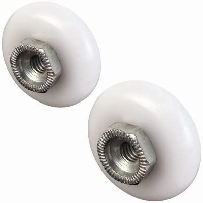 M 6201 Tub Enclosure Shower Door Rollers, 3/4 and 7/8 in. Round, 2-Pk. - Quantity 6
