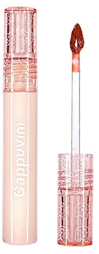 Storaffy Lip Tint Fleck Koreanisches feuchtigkeitsspendendes Lipgloss-Make-up Langanhaltender Spiegel-Lipgloss Seidiger Lippenstift mit hoher Farbwiedergabe Natürlich glänzender für Damen