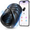 Masturbieren für Männer Vibratorensets Masturbator Penistrainer mit 9 Vibrationsmodi, APP Steuerung Sex Spielzeug für die Männer Penis Eichelvibrator Masturbatoren Sex Toyset für Man Paare Solo