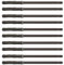 DOJA Barcelona | Staffa per Mensola Galleggiante | 10 Pezzi | Staffe per Mensole Galleggianti | Ø10 * 145mm | Staffa Reggimensola a Scomparsa in Acciaio | Staffe Supporto Mensola Invisibile