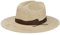 Stetson Chapeau en Paille Cattleman Toyo Homme - de Soleil Cowboy D'Ete avec Bandeau Cuir Ete Printemps-ete - M (56-57 cm) Nature