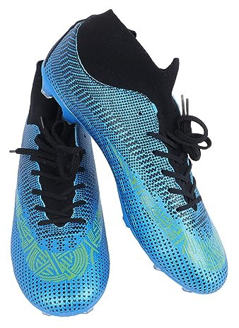 Keenso Zapatos con Tacos de Fútbol, ​​1 par de Zapatos con Tacos de Fútbol Unisex, Botas de Fútbol 41-44 para Entrenamiento de Competiciones (Azul Real (Picos))