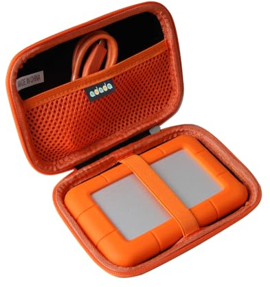 Adada Hard Travel Case for LaCie Rugged Mini 2TB/ 1TB/ 3TB/ 4TB/ 5TB External Hard Drive Portable