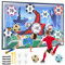 YIMORE Fußball Spielzeugset für Kinder, Indoor Outdoor Spielzeug Sportspaß für Garten, Weich Flanell Fußballtore, Klettfußball Geschenke für Kinder Jungen Mädchen ab 3 4 5 6 7 8-12 Jahre