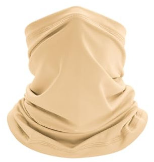 DEZYPZAM Multifunktionstuch Gesichtsmaske, Bandanas, Multifunktionstuch Schal, Elastisch Schnelltrocknend Atmungsaktiv Weich Schlauchschal, für Radfahren Laufen Wandern (Sekt)