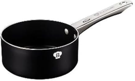 Berlinger Haus Pentola per salsa 16 cm, in alluminio con manico in acciaio inox/a induzione/nero/Platinum Collection/