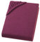 Spannbettlaken 180x200-200x220 cm für Wasserbetten & Boxspringbetten Spannbetttuch Baumwolle für Matratzen bis 32 cm Höhe, Jersey Bettlaken in Übergröße, Bordeaux
