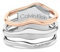 Calvin Klein Ring für Damen Kollektion CK WAVY aus Edelstahl Bicolor - 35000651C