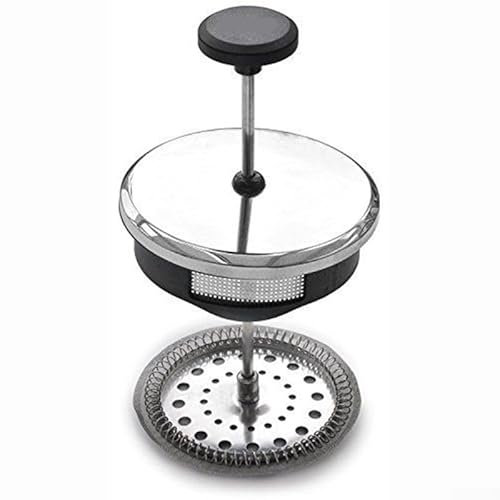 Lot de 2 filtres de rechange en acier inoxydable pour cafetière à piston