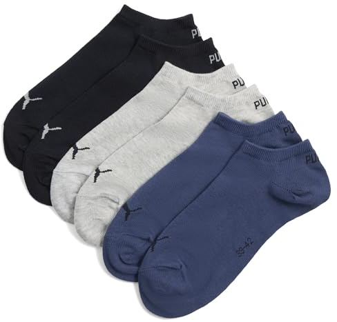 PUMA Unisex Unisex Sneaker Plain Sneaker Sock (3er Pack)