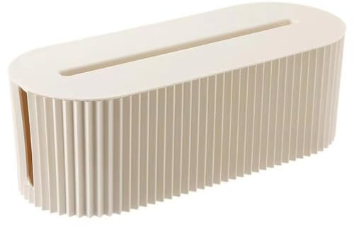 Steowsey Cord Organizer Box Cable Cord Organizer Box to Hide & Conceal Power Strips Household Desk Cable Management Socket Box