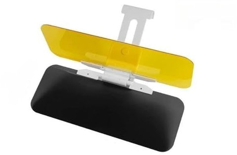 AESRTMJ Parasol para Coche de Doble propósito: Reduce el deslumbramiento y Protege contra la luz, Material ABS, Estilo Universal, con Cierre de botón