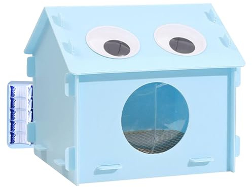 Climatiseur Cat House | Climatiseur de refuge pour chats | Lit de chiot ventilé pour dormir pour le salon, la chambre, le balcon en plein air