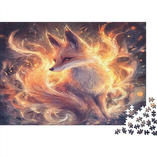 Fox 1000-teiliges Puzzle, Herausforderungsspielzeug, Lernspiel Für Erwachsene Und Kinder Ab14 Jahren 38x26cm/1000pcs