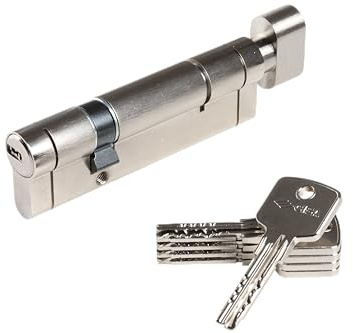 Cylindre de serrure CISA Expert 10 à bouton L.30 + 70mm 5 clés