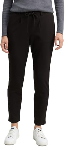 TOM TAILOR Damen Jersey Loose Fit Stoffhose