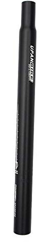UPANBIKE Fahrradsattelstütze aus Aluminiumlegierung, 25,4 mm, 27,2 mm, 28,6 mm, 31,6 mm, Länge 350 mm, schwarz, für Mountainbike, feste Gang-Fahrradsattelstütze (30,8 x 350 mm)