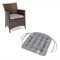 HAVE A SEAT Luxury | Sitzkissen 48 x 46 cm (6 St.) - bequemes Stuhlkissen - orthopädisch, wetterfest, waschbar bis 95° C, Trockner geeignet - Made in Germany (48x46 cm - 6er Set, Hellgrau)