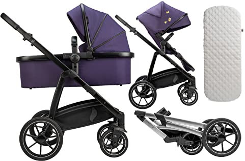 Osann Olé 3 in 1 Kinderwagen & Buggy Babywanne Sportsitz Insektenschutz Regenverdeck - Blackberry