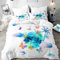 Fansu Elegante Juego De Ropa De Cama 3D, Microfibra Funda De Edredón con Cremallera, Funda Nórdica Funda De Almohada, Cama 90/135/150 (Mariposa de Tinta,180x220cm(3pcs))