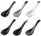 YARNOW 6 Stücke Ramen Löffel Asiatische Suppenlöffel Retro Keramik Löffel Chinesische Ramen-Suppenlöffel Spoon für Wonton, Miso, Ramen, Udon