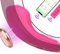 Butterfly Vibrator mit APP & Bluetooth für sie Klitoris Vagina, Tragbarer ferngesteuerter mini Slip Vibratoren mit 10 Vibrationsmodi, Leise Stark Stimulator Sexspielzeug mit Magnetclip für Frauen