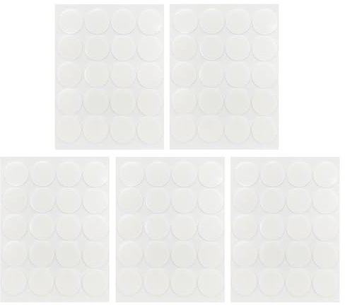 LLYJOYE 100 Pcs Candle Wicks Stickers, Double-Sided Adhesive Dots, Candle Wicks Placement Pads, 2 CM in Diameter