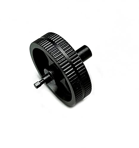 Ersatz-Maus-Scrollrad, kompatibel für Logitech G403 G703 G603 G403 Hero G703 Hero, Reparaturwerkzeug für kabellose Gaming-Mäuse, Metallrollenriemenscheibe, Mäuse (Schwarz)