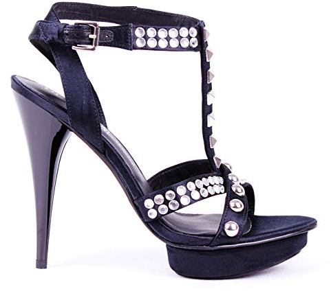 GUESS Damen Riemchenpumps Pumps Highheels (Schwarz, eu_Footwear_Size_System, Adult, Numeric, Narrow, Numeric_37)