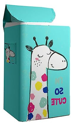 Odot Housse de Protection pour Machine à Laver Chargement par Le Haut, Couvre-Machine Protecteur Anti-Poussière Couverture pour Machine Lave-Linge et Sèche-Linge (M,Girafe)