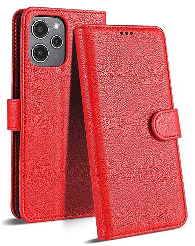 Case Collection für Xiaomi Redmi 12 Hülle - Premium Qualität Leder Handyhülle | RFID-Technologie | Klappständer | Geld und Kartenhalter Hüllen | Kompatibel mit Xiaomi 12 Hülle