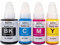 KING OF FLASH 1 Set of 4 Ink Bottles (135ml/70ml) to replace Canon GI-590 Compatible/non-OEM for Pixma G Series Printers