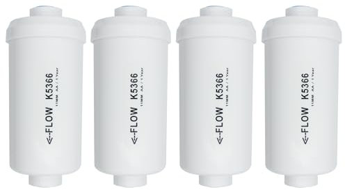 flysclean Lot de 4 filtres à fluorure de rechange pour Berkey® PF-2® - Réduction du fluorure et de l'arsenic - Compatible avec le système de filtration par gravité Berkey® - Matériau de filtre de