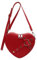 GSenhui Herz Schultertasche Herztasche Crossbody Bag Valentinstag Niet Handtasche Y2K Handytasche zum Umhängen mit Reißverschluss Umhängetasche Herzform Rote