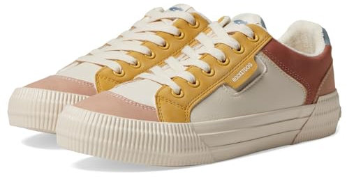 Rocket Dog Women's Cheery Sneaker, Block Tan Combo, 3 UK