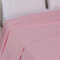 LARA MORADA - Lenzuolo Sopra Una Piazza E Mezza, 100% Cotone, Made In Italy, Tinta Unita, Per Letto 1 Posto E Mezzo, 180X290 cm, Rosa