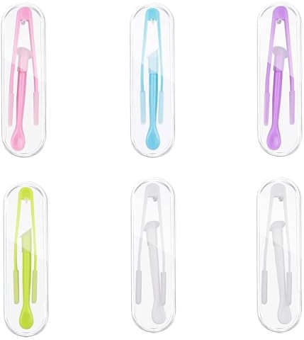 6 Stück Kontaktlinsen Pinzetten,Kontaktlinsen Entfernen,Kunststoff Kontaktlinsen Remover,Kontaktlinsen Einsetzhilfe,Mit Saugnapf Bunte Contact Lens Tweezers,Kontaktlinsen Zubehör Für Reisen Haushalt