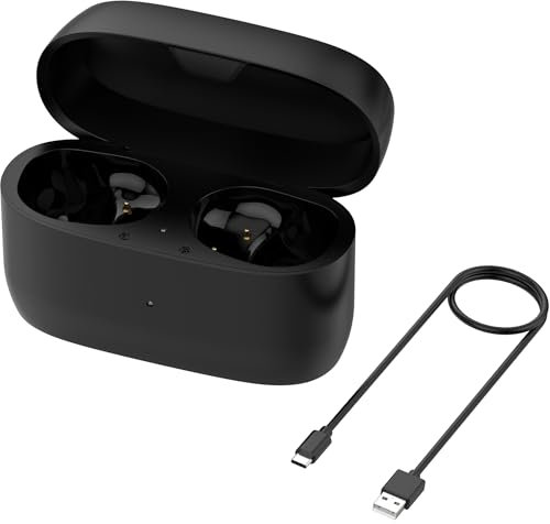 Charging Case for Jabra Elite 4/Elite 3 Earbuds, Replacement Charger with Charging Cable Charge Dock Station Storage Compartment for Elite 4/Elite 3 Headset