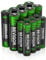 BEVIGOR AA und AAA Akku Set - 16 Stück 1.2V NI-MH wiederaufladbare Batterien AA AAA Akkupack, hohe Kapazität 8 x AA und 8 x AAA NI-MH Akkupacks, vorgeladen