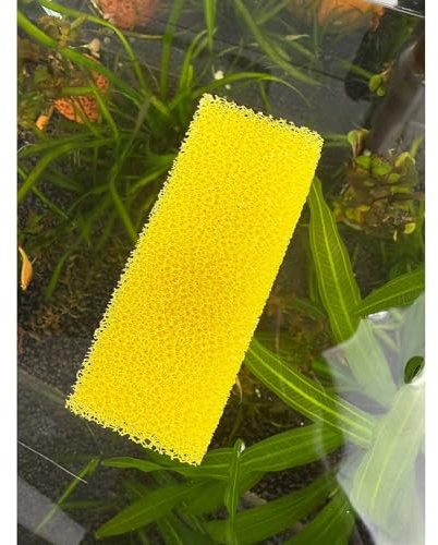 VILLNO 4PCS Aquarium Filter Schwamm Ersatz für 8W-400LPH Aquarium Filter, Aquarium Biochemische Schwämme für Ersatz